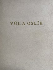 kniha Vůl a oslík vánoční hra pro loutkové divadlo, Otto F. Babler a Fr. Macura 1930