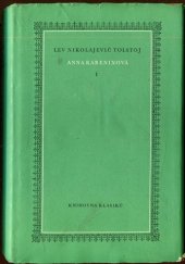 kniha Anna Kareninová 1. díl, SNKLHU  1956