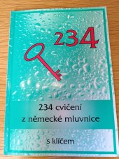 kniha 234 cvičení z německé mluvnice s klíčem , MC nakladatelství  1995
