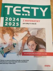 kniha Testy z matematiky 2024-2025, Didaktis 2024