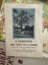 kniha 2. Památník obce Stará Huť u Dobříše, Občanská jednota 1965