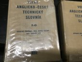 kniha Velký anglicko-český technický slovník 3 díly, SNTL 1957