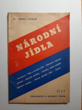 kniha Národní jídla, Alois Neubert 1940