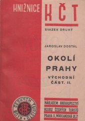 kniha Okolí Prahy východní část (Brandýs n. L., Čelákovice, Český Brod, ...), Knihkupectví Klubu českých turistů 1946
