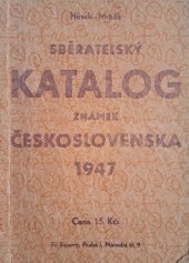 kniha Sběratelský katalog československých známek. VII. ročník., Fr. Borovský 1947