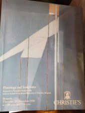 kniha Christie's - aukční katalog  Paintings and Sculptures , Christie's International plc 1990