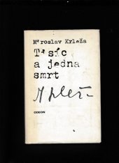 kniha Tisíc a jedna smrt, Odeon 1966