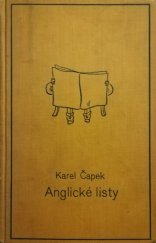 kniha Anglické listy pro větší názornost provázené obrázky autorovými, Fr. Borový 1937