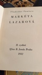 kniha Markéta Lazarová, Sfinx, Bohumil Janda 1932