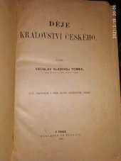 kniha Děje království Českého, František Řivnáč 1885