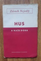 kniha Hus a naše doba, Československý spisovatel 1952