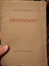 kniha Přítomnost, Bedřich Bělohlávek 1927