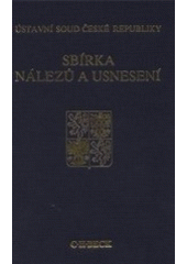 kniha Sbírka nálezů a usnesení., C. H. Beck 2001