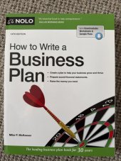 kniha How to write a business plan, Nolo 2019