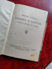 kniha Písničky a popěvky S nápěvy vlastními a Em. Starého, s.n. 1919