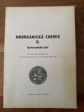 kniha Anorganická chemie. 2, - Systematická část, SPN 1977