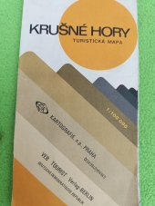 kniha Krušné hory  Turistická mapa , Kartografie Praha 1976