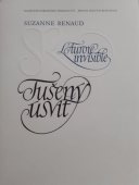 kniha Tušený úsvit, Památník národního písemnictví 1982