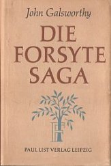 kniha Die Forsyte Saga, Paul List Verlag 1957