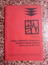 kniha Schémata pobočkových automatických telefonních ústředen reléových (USR 1/4, USR 1/10, USRs 1/6-10), Nadas 1973