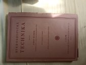 kniha Mikroskopická technika, Česká grafická Unie 1927