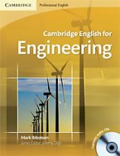 kniha Cambridge English for Engineering Student’s Book, Cambridge English University Press 2008