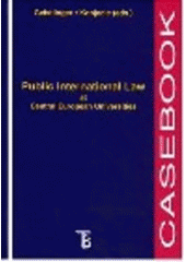 kniha Public international law at Central European Universities, Karolinum  2001