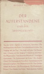 kniha Der auferstandene und die erdenzukunft, Verlag 1938