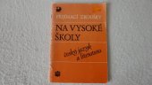 kniha Přijímací zkoušky na vysoké školy český jazyk a literatura, Fortuna 1994