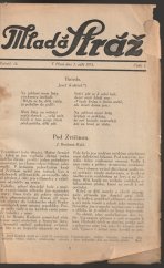 kniha Mladá Stráž svázané časopisy, 1931 -1932, Učitelská rada 1932