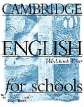 kniha Cambridge English for Schools 4 Workbook, Cambridge English University Press 1996