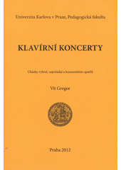 kniha Klavírní koncerty, Univerzita Karlova, Pedagogická fakulta 2012