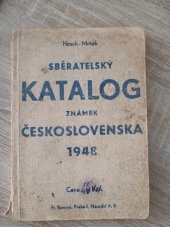 kniha Sběratelský katalog československých známek. VIII. ročník, Fr. Borový 1948