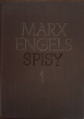 kniha Mark Engels Spisy 1, Státní nakladatelství politické literatury 1956