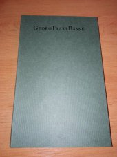 kniha Básně Jiřího Trakla, [A.L. Stříž] 1917