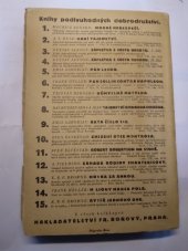 kniha Nedůvěra otce Browna, Fr. Borový 1927