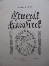 kniha Čtverák Kacafírek [příběh pro mládež], Doležalovo nakladatelství 1945