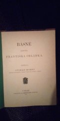 kniha Básně samouka Františka Chládka, A. Reinwart 1884