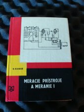 kniha Meracie prístroje a meranie I, Alfa 1971