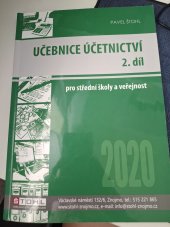 kniha Učebnice účetnictví 2020 pro střední školy a veřejnost, Ing. Pavel Štohl, s.r.o 2020