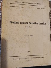 kniha Přehled nářečí českého jazyka Určeno pro posl. filosof. fakult, SPN 1968