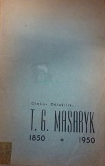 kniha T. G. Masaryk 1850-1950, Národní jednota čsl. protestantů v Americe a Kanadě 1950