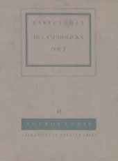 kniha Melancholická pout, Fr. Borový 1930