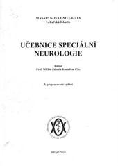 kniha Učebnice speciální neurologie, Masarykova univerzita 2010