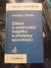 kniha Zákon o oceňování majetku a předpisy související, C. H. Beck 1998