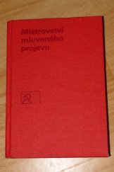 kniha Mistrovství mluveného projevu, Horizont 1980