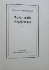 kniha Ausgewählte Erzählungen 2., Gebrůder Paetel (Dr. Georg Paetel) 1910