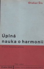 kniha Úplná nauka o harmonii na základě melodie a rytmu. Díl I, - Methodika a příklady, Hudební Matice Umělecké Besedy 1942