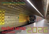 kniha 12měsíční kalendář na 2026 rok: "Pražské metro očima Pražana", EX PRESS MEDIA spol. s.r.o. 2025