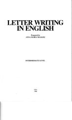 kniha Letter writing in english rationale and Models for Social and Business Letter, Státní pedagogické nakladatelství 